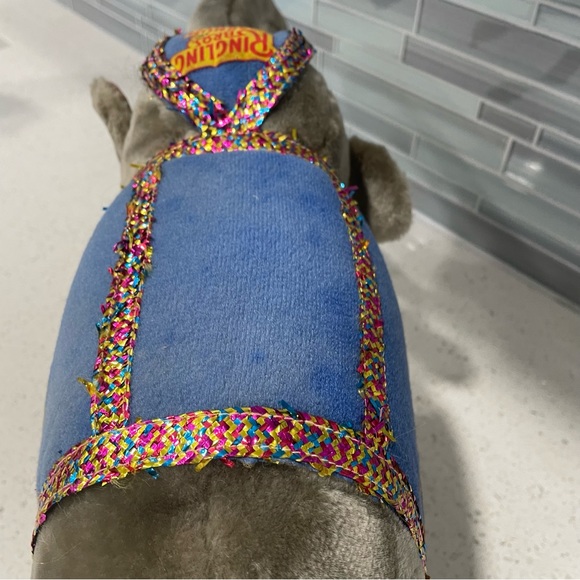 Vintage Ringling Bros Barnum Bailey Circus Gunther Farewell Tour Elephant Plush - Picture 13 of 15